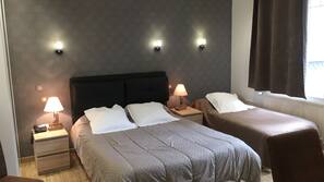Minibar, blackout curtains, iron/ironing board, cots/infant beds