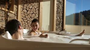 Indoor spa bath