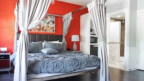 Roupas de cama premium, edredons de pluma, camas com colchões pillow-top