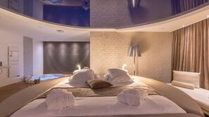 Premium bedding, minibar, in-room safe, desk