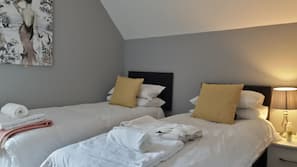 Desk, laptop workspace, iron/ironing board, free WiFi