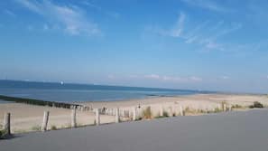 Vlak bij het strand