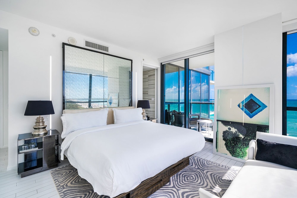 Oceanfront Cool Corner 2 Bedroom Suite At The W South Beach