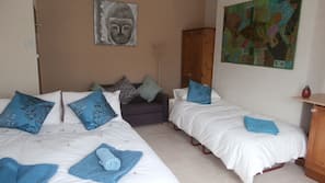 Individually decorated, individually furnished, iron/ironing board
