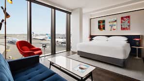 Premium bedding, down comforters, in-room safe, desk