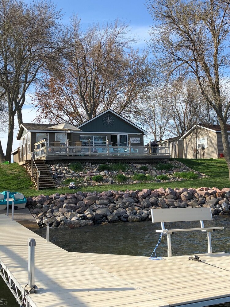 Private lake front property with huge patio! in Lake Norden Best