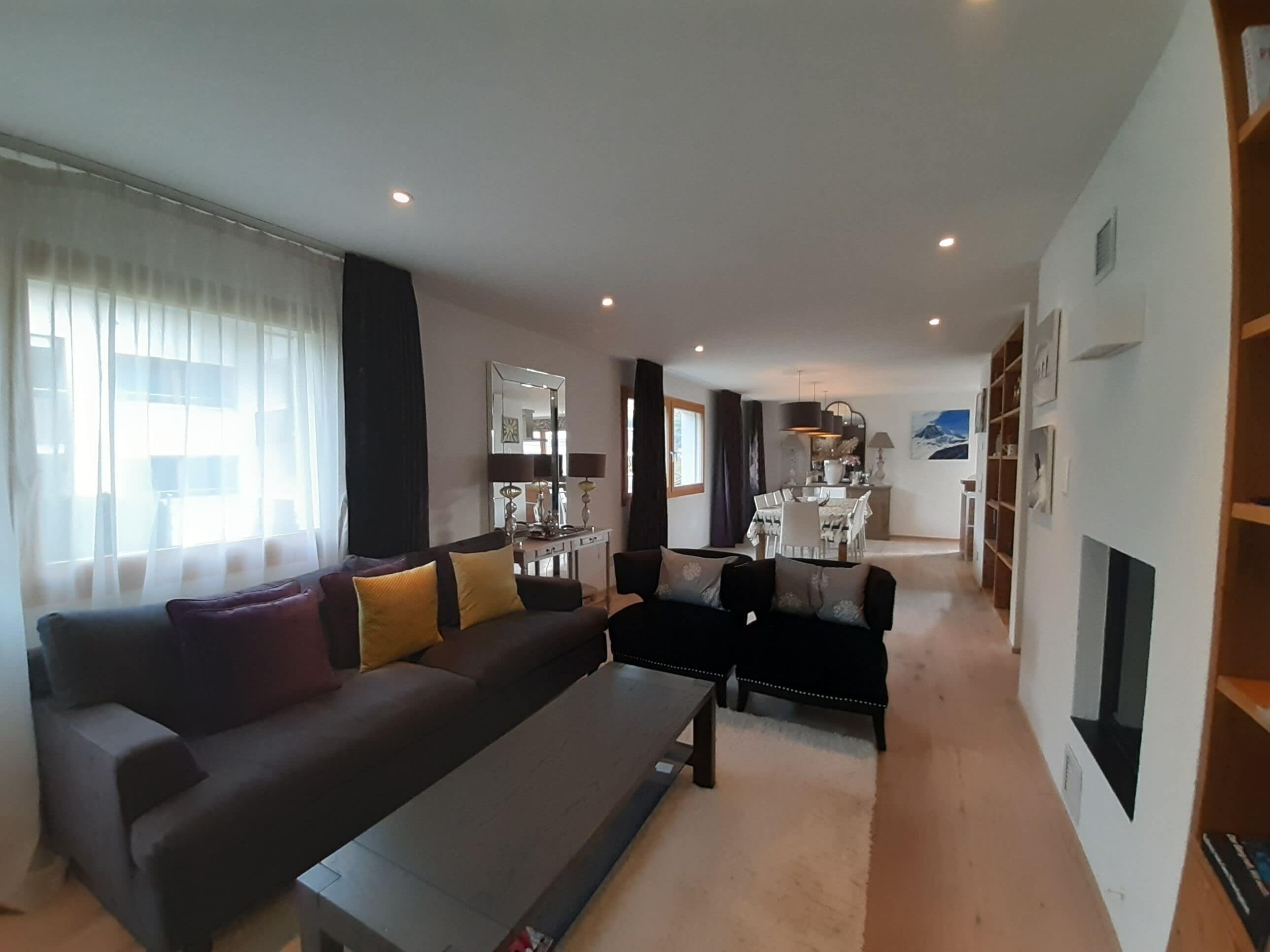 Luxurious Family-friendly Apartment With a Fireplace, Sauna and Indoor Playroom in Flims, Switzerland