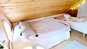 3 sovrum och unika möbler