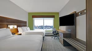 Premium bedding, pillowtop beds, in-room safe, desk