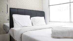 2 kamar tidur, Wi-Fi gratis, dan seprai linen