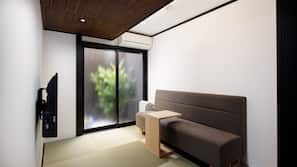 Blackout drapes, free WiFi, linens