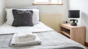 Premium bedding, individually decorated, individually furnished