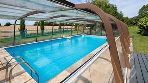 Piscine couverte, piscine chauffée