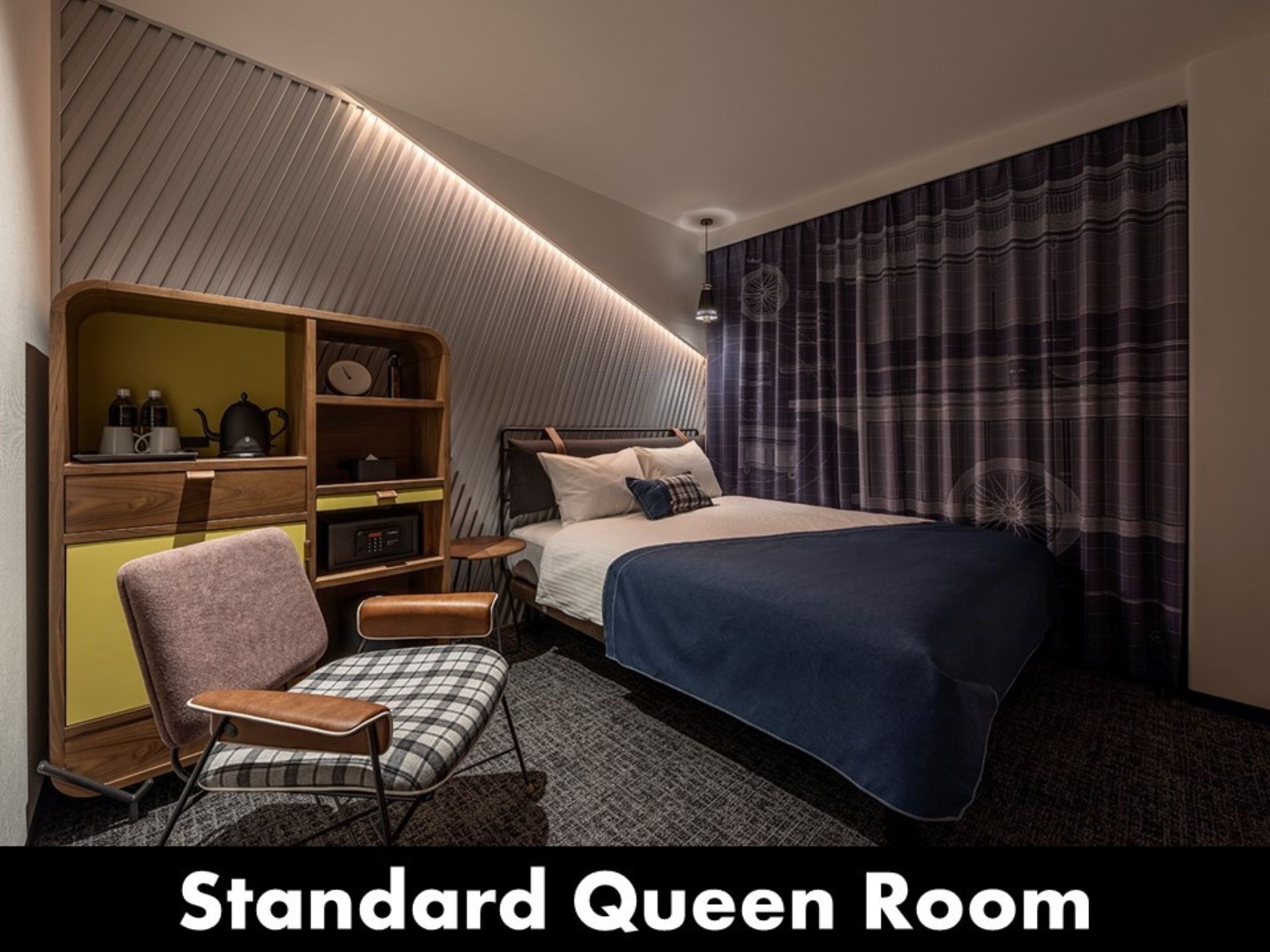 スタンダードクイーン素泊まりホテル内インスタ映えのデザイン 夕方はバーでビール無料提供 福岡市 福岡 県 口コミ 部屋写真 料金 お得情報 エクスペディア