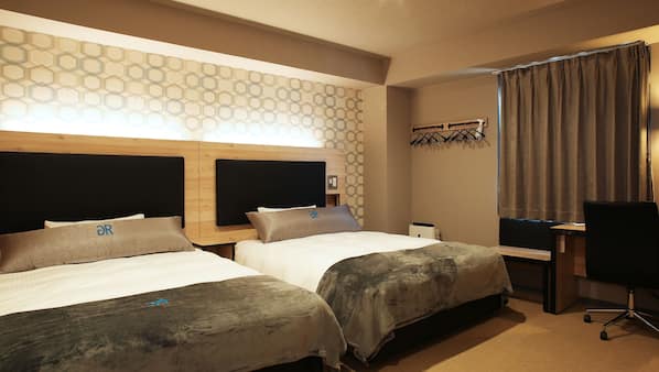 Desk, blackout drapes, iron/ironing board, free WiFi