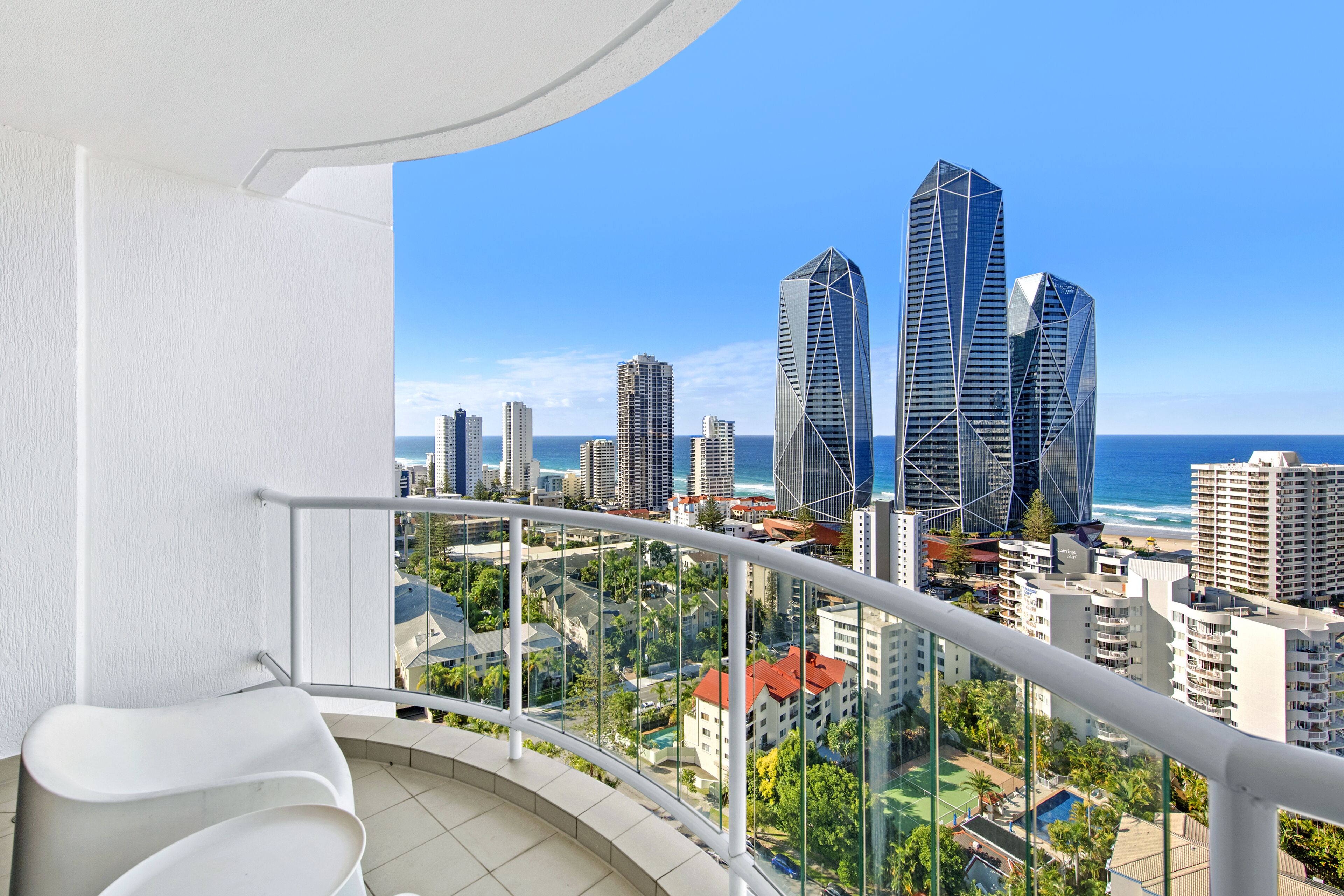 Gold Tower Private 17th Level Suite with Ocean Views