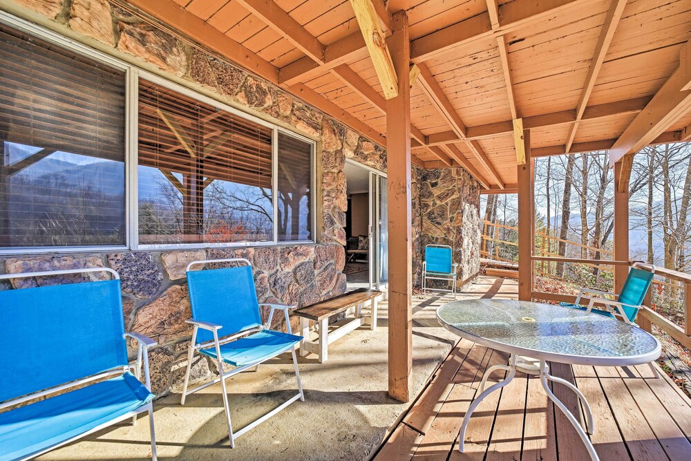 Mountain-View Maggie Valley House w/ Spacious Deck