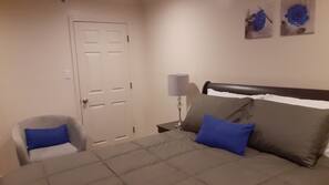 1 bedroom, iron/ironing board, Internet, bed sheets