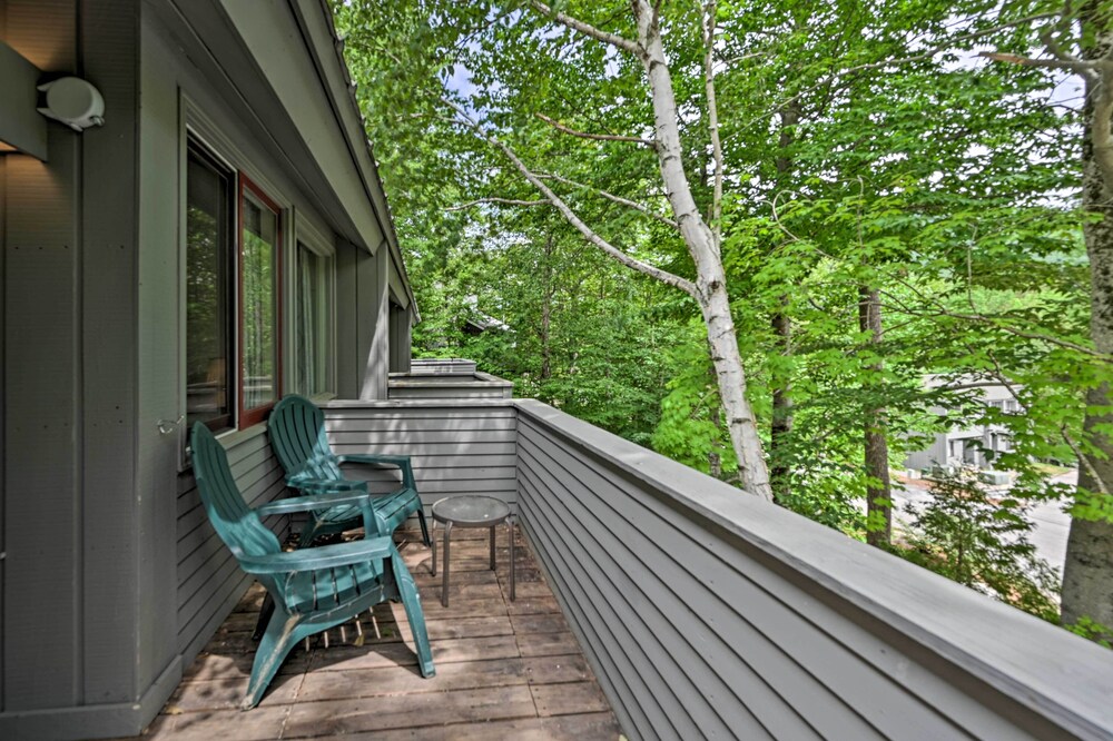 Village of Loon Mtn Condo w/ Fireplace & Balcony!