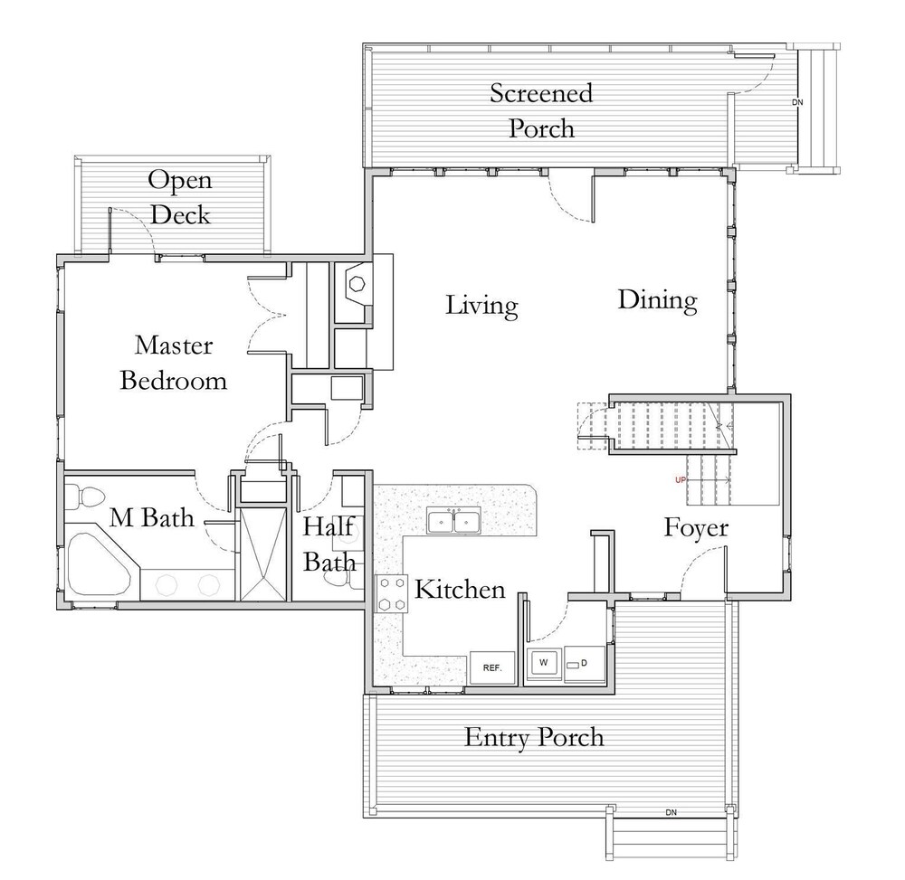 Watch the golfers play, quiet forest area, spacious home, BHI