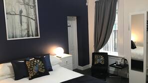 Egyptian cotton sheets, premium bedding, iron/ironing board, free WiFi