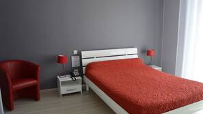 Individually decorated, individually furnished, iron/ironing board