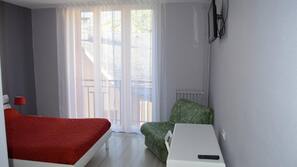 Individually decorated, individually furnished, iron/ironing board