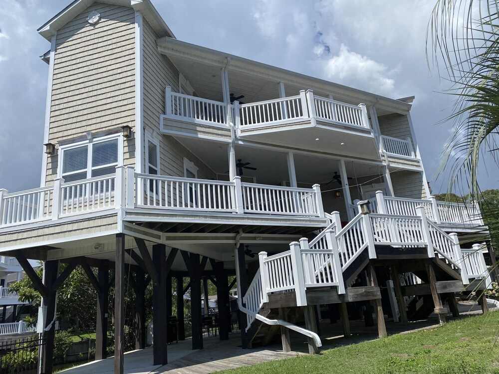 Custom Home on LakeFront in Ocean Lakes