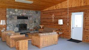 TV, fireplace, DVD player