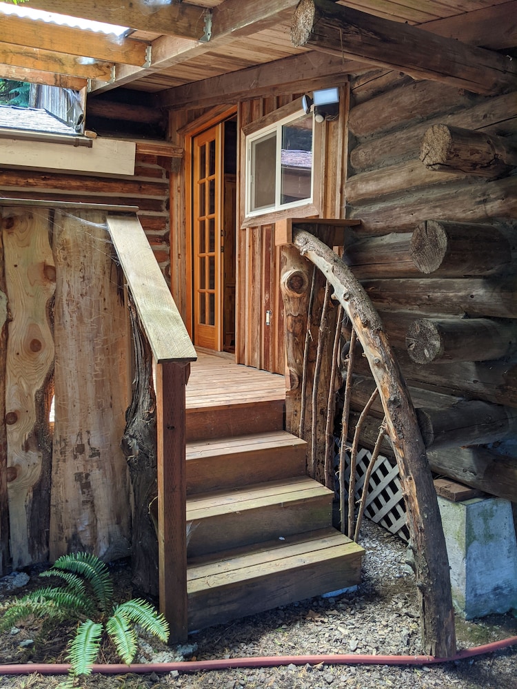 Cozy Log Cabin in peaceful wooded surroundings