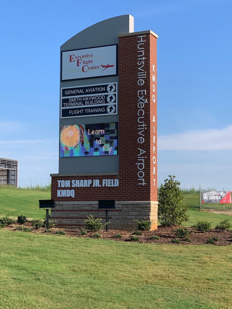 Executive Industrial Loft Apartment at the Huntsville Executive Airport.