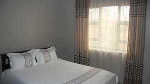 Premium bedding, individually decorated, individually furnished, desk