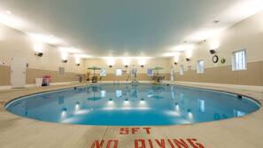 Indoor pool, seasonal outdoor pool