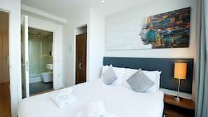 Premium bedding, laptop workspace, iron/ironing board, free WiFi