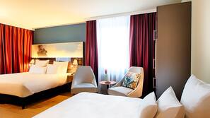 Minibar, desk, blackout curtains, free WiFi