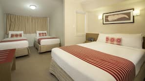 In-room safe, desk, blackout drapes, iron/ironing board