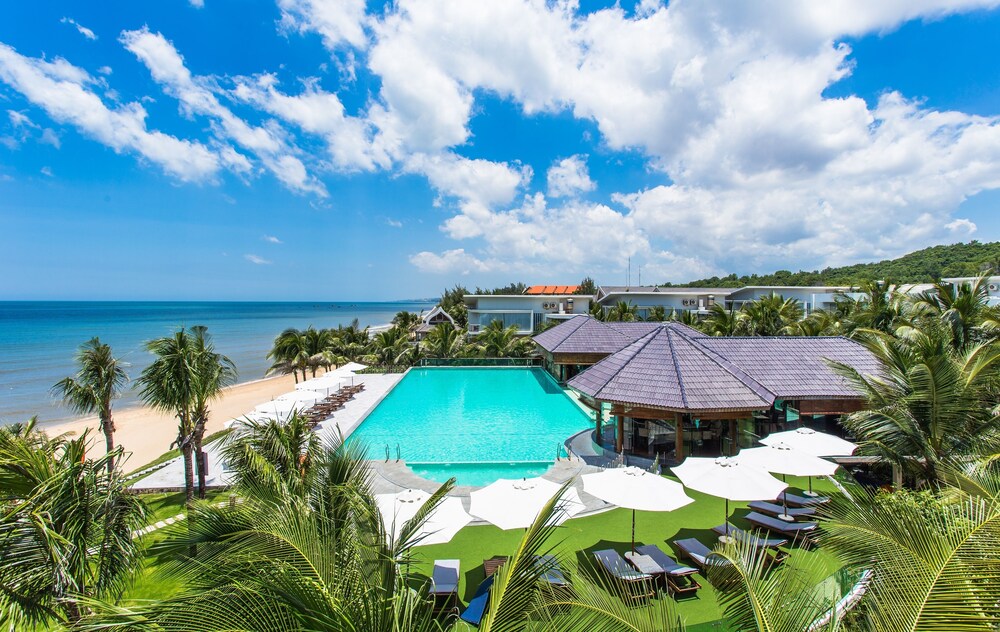 Villa Del Sol Beach Resort Spa Phan Thiet Vnm Expedia Co Nz Aerial View Featured Image