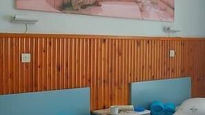 Blackout curtains, iron/ironing board, free WiFi