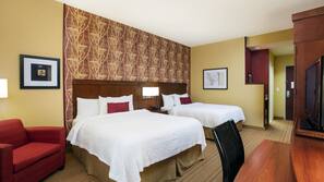 In-room safe, desk, laptop workspace, iron/ironing board