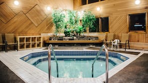 Indoor spa bath