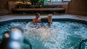 Indoor spa bath