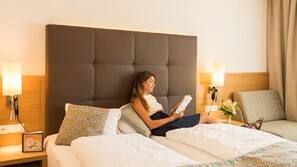 Ropa de cama hipoalergénica, colchones con acolchado adicional, minibar