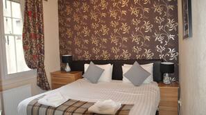 Iron/ironing board, free cots/infant beds, free WiFi