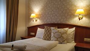 Premium bedding, in-room safe, desk, blackout curtains