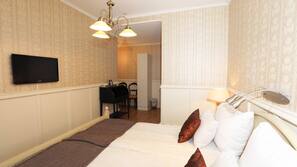 Individually furnished, blackout drapes, free WiFi, linens
