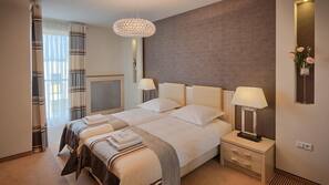 Premium bedding, in-room safe, desk, blackout curtains