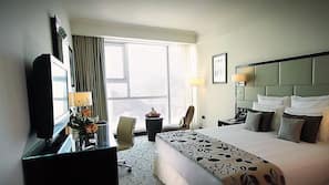 Minibar, in-room safe, desk, blackout curtains