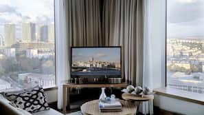 Een minibar, een kluis op de kamer, een strijkplank/strijkijzer