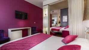Egyptian cotton sheets, premium bedding, memory foam beds, in-room safe