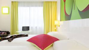 Premium bedding, individually decorated, individually furnished, desk
